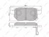 LYNX BD-7543 BD7543 Тормозные колодки дисковые LYNX