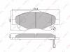 LYNX BD-7548 BD7548 Тормозные колодки дисковые LYNX