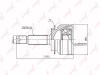 LYNX CO3640A CO-3640A Комплект ШРУСа LYNX