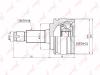 LYNX CO3645 CO-3645 Комплект ШРУСа LYNX