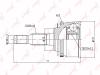 LYNX CO-3648A Co-3648a комплект шруса lynx