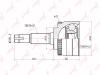LYNX CO5718A CO-5718A Шрус LYNX