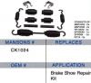 MANSON CK1024 Р/к тормозных колодок ROR TM арт. MBP40005