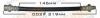 MASUMA BH-002 Шланг тормозной Masuma bh-002 / MMC- OEM_MR129745    /rear/ PAJERO,GALANT,ETERNA,CHARIOT