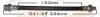 MASUMA BH0412 Шланг тормозной MASUMA BH041-2 /front-R/Diamante F15/17/25/27/31A