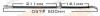 MASUMA BH-057 Шланг тормозной Masuma bh-057-1 / T- OEM_ 90947-02781   /front/ RAV4,SXA1#G.SXA1#W