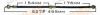 MASUMA BH-527 Шланг тормозной Masuma bh-527 / Is-  /front/  Bighorn UBS## 9805- LH