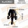 MASUMA KJ050 Покер пластм. крепежный