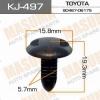 MASUMA KJ-497 Клипса  пластм. крепежная  KJ- 497  (50)