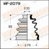 MASUMA MF2079 Пыльник привода