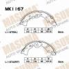 MASUMA MK-1167 Колодки  барабанные Masuma   MK-1167