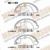 MASUMA MK-1193 Колодки  барабанные Masuma   MK-1193