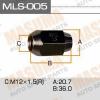 MASUMA MLS-005 Гайки Masuma mls-005 12x1.5  (уп, 20 шт) стандартный конус, средняя, ключ d21,22
