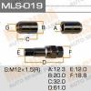 MASUMA MLS-019 Гайки Masuma mls-019 12x1.5  /под шестигранник/ для Литья, к-т20шт.+переходник