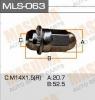 MASUMA MLS-063 Гайки Masuma mls-063 14x1.5  (уп, 20 шт) Land Cruiser 100 (с шайбой D 30mm, длинная, ключ d21,22)