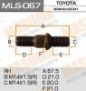MASUMA MLS-067 Шпилька для грузовика Masuma mls-067 OEM_90942-02041 Toyota