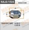 MASUMA MLS-154 Гайки Masuma mls-154 12x1.5  (уп, 20 шт) стандартный конус, короткая, ключ d21,22