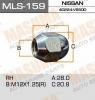 MASUMA MLS-159 Гайки Masuma mls-159 12х1.25  (уп, 20шт.) стандартный конус, короткая, ключ d21,22