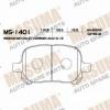 MASUMA MS-1401 Колодки  дисковые Masuma  MS-1401 / AN-465k