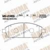 MASUMA MS-2389 Колодки  дисковые Masuma  MS-2389/2531 / AN-450k