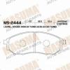 MASUMA MS-2444 Колодки  дисковые Masuma  MS-2444 / AN-605wk