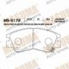 MASUMA MS-3172 Колодки  дисковые Masuma  MS-3172 / AN-233wk