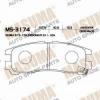 MASUMA MS-3174 Колодки  дисковые Masuma  MS-3174 / AN-224wk