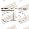 MASUMA MS-3414 Колодки  дисковые Masuma  MS-3414 / AN-493k