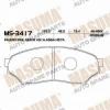 MASUMA MS-3417 Колодки  дисковые Masuma  MS-3417 / AN-486k