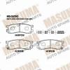 MASUMA MS-5290 Колодки  дисковые Masuma  MS-5290 / AN-344
