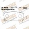 MASUMA MS-7415 Колодки  дисковые Masuma  MS-7415 /  AN-475