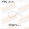 MASUMA YGS-1013 Хомут пластиковый Masuma черный 3х200 (уп. 100шт.)   YGS-1013