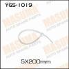 MASUMA YGS-1019 Хомут пластиковый Masuma черный 5х200 (уп. 100шт.)   YGS-1019