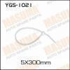 MASUMA YGS-1021 Хомут пластиковый Masuma черный 5х300 (уп. 100шт.)   YGS-1021