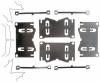 RAYBESTOS H15850A Ремкомплект крепления тормозных колодок LEXUS: LX470 98-05 / TOYOTA: LAND CRUISER 98-07