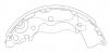 SANGSIN SA153 Колодки барабанные HYUNDAI ACCENT 06-/i30/CEED 05- к-т