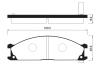 SANGSIN SP1140 Тормозные колодки дисковые SP1140