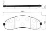 SANGSIN SP1148 Колодки тормозные передние