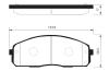 SANGSIN SP1174 Колодки тормозные HYUNDAI Porter 04-] [FR]