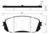 SANGSIN SP1191 Колодки тормозные дисковые к-т 4 шт.