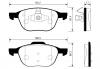 SANGSIN SP1260 Колодки торм. FORD FOCUS II/MAZDA 3/VOLVO перед.к-т