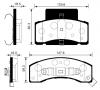 SANGSIN SP1318 Колодки тормозные передние