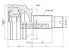 SAT BM-83 Шрус наружний BMW X3 03-10