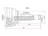 SAT DW11 Шрус DAEWOO Nubira/Lacetti 1.4-1.6-1.8 95-