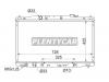 SAT HD000412 Радиатор HONDA CR-V 12-