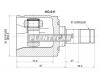 SAT HO611 Шрус внутр.HO CR-V RD1/2 AT (RH), HR-V GH1/2/3 AT (RH)