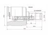 SAT HO612 Шрус внутр.HO CF3/CF4 AT (LH/RH), CF5 (RH), CL3 AT (RH/LH) MT (RH), EK3 AT (RH)