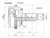 SAT HO61A50 ШРУС HO Logo D13B, GA3 96-01