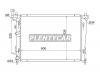 SAT HY000307 Радиатор HYUNDAI I30/ELANTRA 1.4/1.6/2.0 07-