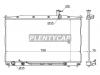 SAT HY000622D Радиатор HYUNDAI SANTA FE 2.0G/2.2D/2.7G 06-